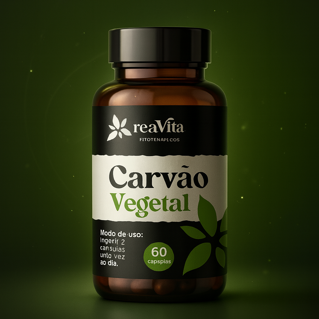 REAVITA - CARVAO VEGETAL 60 CAPS