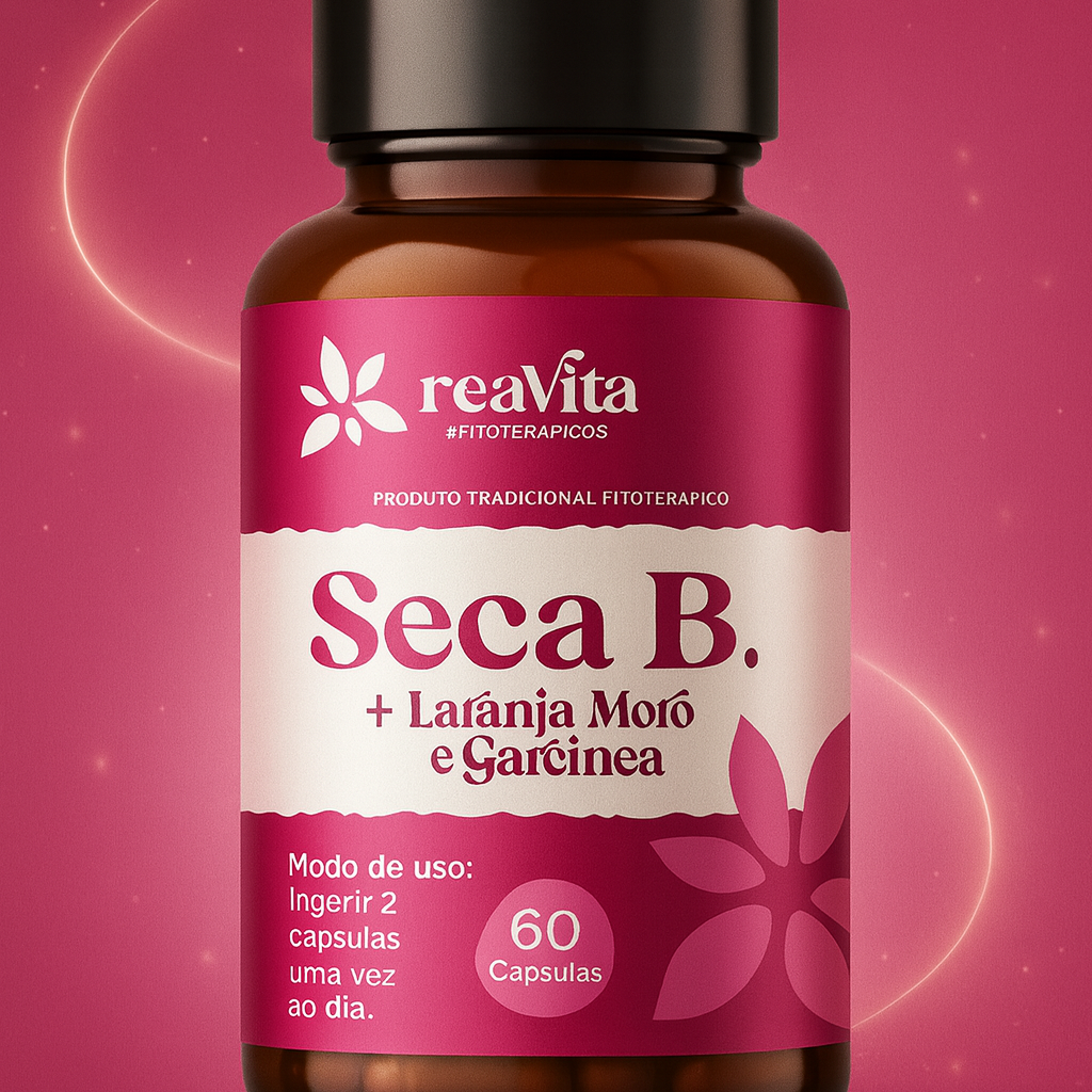 REAVITA - SECA BARRIGA COM LARANJA MORO 60 CAPS